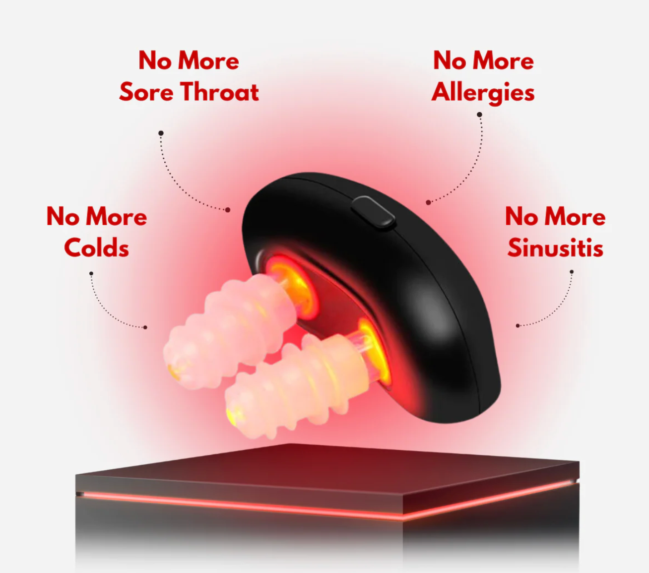 Flicksy BreatheFree Red Light Nasal Therapy Kit